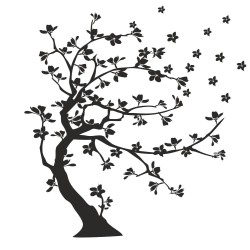 Naklejka ścienna magnolia – klasyczna dekoracja do każdego wnętrza 