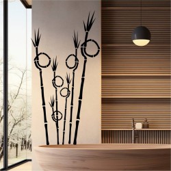 Zielona dekoracja ścienna w stylu zen do spa