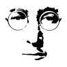Naklejka ścienna John Lennon pop art
